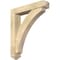 Ekena Millwork Thorton Arts and Crafts Rough Sawn Bracket w/ Offset Brace, Douglas Fir, 6"W x 30"D x 34"H BKT0604X30X34THR03RDF - alternate 1